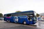 VAN HOOL T919 Altano von Wetterstein Reisen aus Tirol/�sterreich am 9.9.2014 in Krems gesehen.