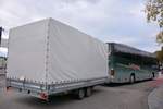 Volvo 9900 mit Anh�nger von Michel Reisen aus der SK 10/2017 in Krems.