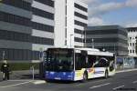 Pader Sprinter Wagen 17 ist als Linie 1 am HBF Paderborn angekommen.Nachdem alle Fahrgäste ausgestiegen sind geht es weiter zum Pausenplatz.