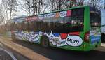 MB Citaro (647) von RhoenEnergie, eingesetzt als Fahrschulfahrzeug, unterwegs in Fulda im März 2021