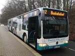 Mercedes Citaro II der Neubrandenburger Verkehrsbetriebe in Neubrandenburg.