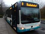 Mercedes Citaro II der Neubrandenburger Verkehrsbetriebe in Neubrandenburg.