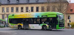 eCitaro startet am Fuldaer Stadtschlo� zur n�chsten Tour