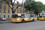 Odessa 5.9.2009
Trolleybusse sowjetischer Bauart ZIU bestimmen noch immer den st�dtischen Busverkehr auf den O-Bus Linien.