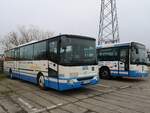 Irisbus Axer und Mercedes Conecto der MVVG in Neubrandenburg.