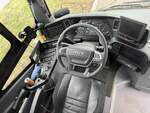 Der Fahrerarbeitsplatz eines Iveco Crossway der MVVG in Plau am See.
