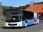 MAN Lion's City der Oppermann Transporte aus Deutschland in Sassnitz.