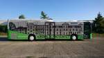 .....dieser Citaro 2 am Betriebshof in Neubrandenburg im Mai 2017 von Becker Strelitz Reisen mit seiner Vollwerbung f�r  Wohnen in Neustrelitz  diese Busse werden f�r den Stadtverkehr als auch f�r den