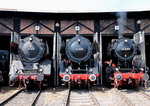 01 173, 44 1616, 50 2988 im Lokschuppen des SEH in Heilbronn am 21.05.16