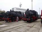 64 007 und 89 008,am 03.Oktober 2014,in Schwerin.