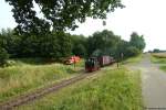 Die Franzburg kommt aus Heiligenberg und fährt zurück nach Bruchhausen-Vilsen (am 01.08.2015)