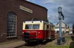 Nachmittags des 20.09.2015 war der T 141 im Einsatz auf dem Gel�nde des Eisenbahnmuseum Darmstadt-Kranichstein zu erleben.