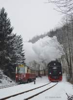Doppelausfahrt aus Eisfelder Talmühle.