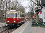 Einfahrt 187 013-8 in den Bahnhof Ilfeld als HSB 8972 am 30.