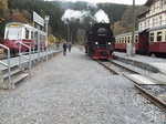 31.10.2016: 99 7245-6 beim Umsetzen in Eisfelder Talm�hle.