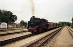 Sie ist auch nicht mehr im Bestand vom Rasenden Roland:die 99 1783 als ich Sie in Putbus im August 2000 noch im Einsatz fotografieren konnte.