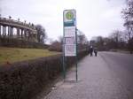 Bushaltestelle  Schlo� Sansouci  der ViP in Potsdam.