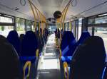 Innenraum eines Mercedes-Benz Citaro C2 � von der R�ckbank aus.