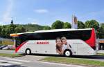 Setra 515 HD von Blaguss aus �sterreich am 8.5.2015 in Krems unterwegs.