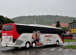 Setra 517 HD (Rolli Tours-Hydrauliklift f�r Rollstuhlfahrer)von Blaguss Reisen aus Wien am 20.5.2015 in Krems.