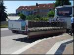 Fahrradanh�nger der RPNV in Sassnitz.