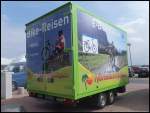 Fahrradanh�nger von H�rmann Reisen aus Deutschland im Stadthafen Sassnitz.