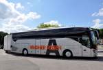 Setra 515 HD von Wagner Reisen aus der BRD (mit Radanh�nger) im Juni 2015 in Krems gesehen.