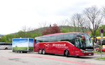 Setra 516 HD mit Radanh�nger von Weiermair Reisen aus �sterreich in Krems.