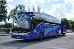 Setra 515 HD von Jakob Reisen aus der BRD mit Radanh�nger in Krems gesehen.